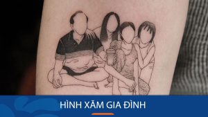 Ý nghĩa của hình tattoo gia đình và những vị trí xăm hình