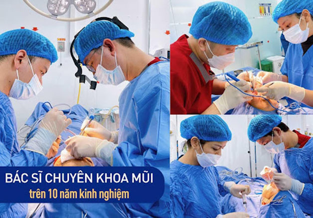 Đội ngũ bác sĩ chuyên khoa mũi tại Kangnam đều trên 10 năm kinh nghiệm