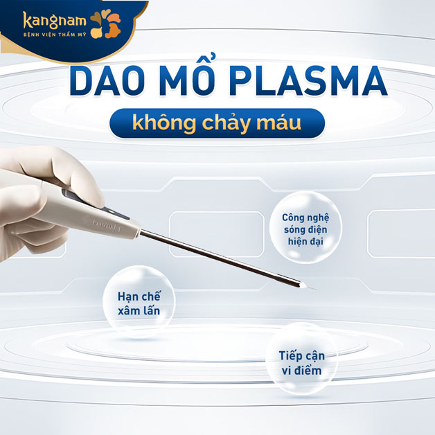 sử dụng dao mổ Plasma khóa đông mạch máu