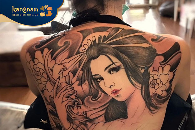 Phần lớn các mẫu tattoo cô gái Trung Hoa có thể tập trung vào ý nghĩa về tình yêu