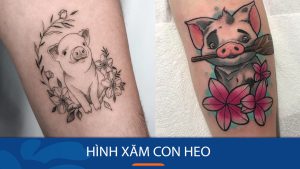 99+ Hình xăm con heo cute, dễ thương và được yêu thích nhất