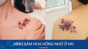 84+ Hình xăm hoa hồng nhỏ ở vai cực ý nghĩa và đẹp quyến rũ