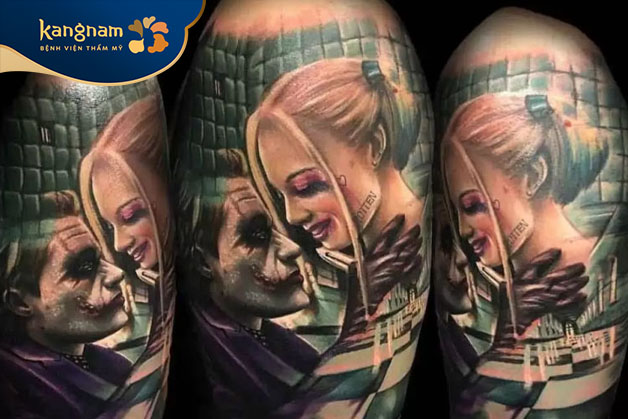 Tattoo Joker và Harley Quinn