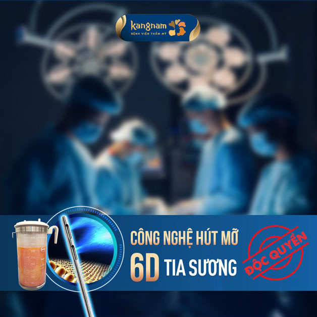 6D tia sương là công nghệ hút chất béo độc quyền của Bệnh viện Kangnam