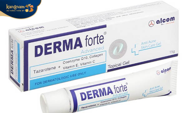 Kem trị mụn Derma Forte mang đến tác dụng tốt trong việc ngăn ngừa, hỗ trợ điều trị các loại mụn  trứng cá