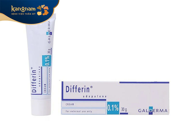 Differin là một loại retinoid topical, giúp kiểm soát quá trình tái tạo tế bào da