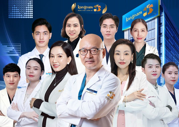 Đội ngũ bác sĩ da liễu của Bệnh viện Thẩm mỹ Kangnam là những người dày dặn kinh nghiệm