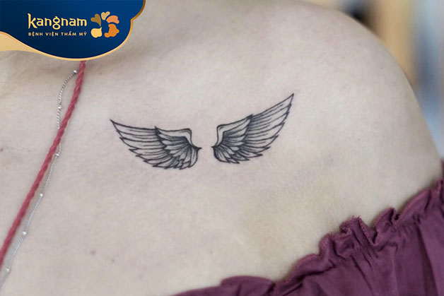Tattoo xương quai xanh đẹp dành cho nữ