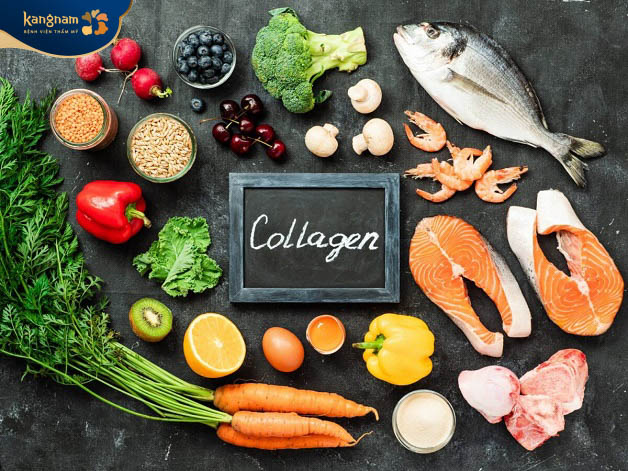 Bổ sung thực phẩm già vitamin và collagen