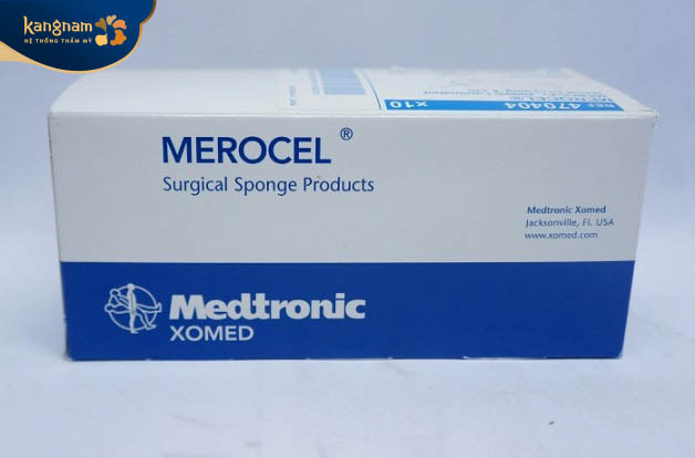 Merocel hay Nasal là miếng cầm máu mũi dạng bọt xốp