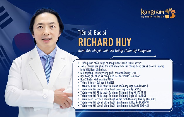 TS.BS Richard Huy - Giám đốc chuyên môn Hệ thống Thẩm mỹ Kangnam