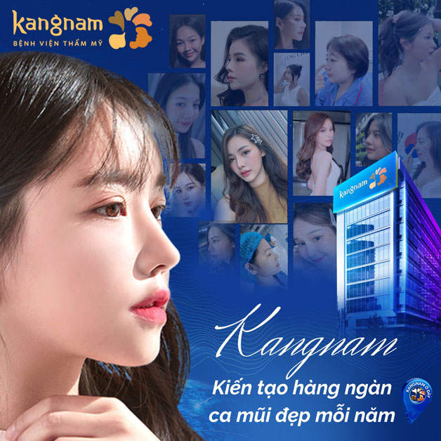 Kangnam là đơn vị kiến tạo dáng mũi đẹp tự nhiên với chi phí phù hợp
