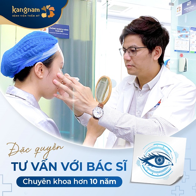 Tư vấn thẩm mỹ mắt cùng bác sĩ chuyên khoa hơn 10 năm kinh nghiệm