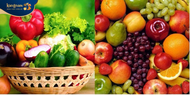 Không nên ăn trái cây thay thế lượng rau xanh