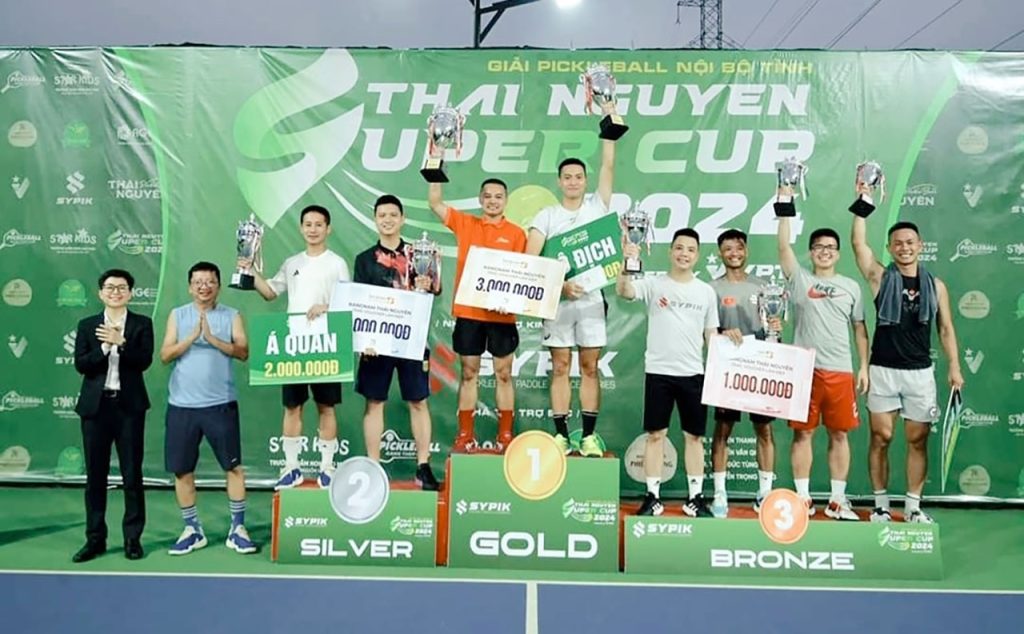 Kangnam Thái Nguyên đã đồng hành và tài trợ giải đấu Pickleball Supercup 2024