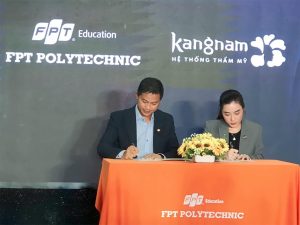 Lễ ký kết thỏa thuận hợp tác chiến lược Viện thẩm mỹ Kangnam Cần Thơ và FPT Polytechnic Cần Thơ