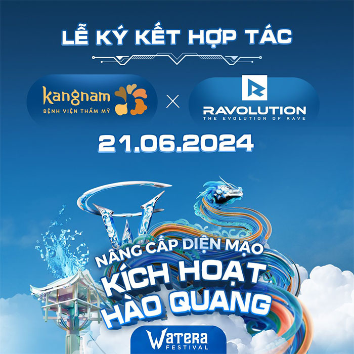 Lễ ký kết hợp tác chiến lược giữa Kangnam với Watera Festival là dịp đặc biệt để khách hàng gặp gỡ và giao lưu
