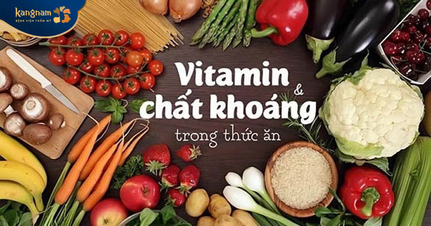 Vitamin, khoáng chất hỗ trợ tăng cường đề kháng, cải thiện độ đàn hồi của da