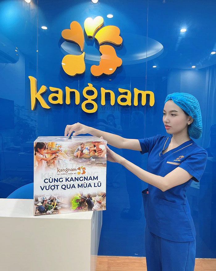 Viện thẩm mỹ Kangnam Nghệ An cũng hưởng ứng ủng hộ đồng bào