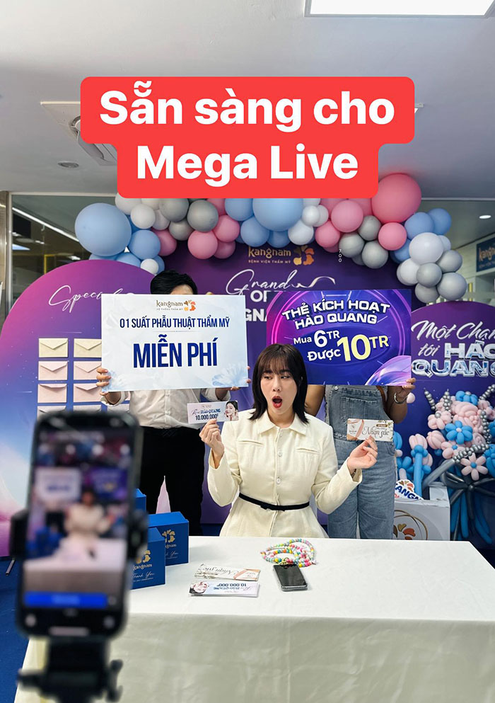 Mega live với nhiều ưu đãi ngập tràn vào ngày 15/11