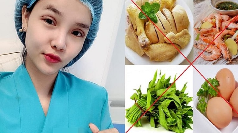 Tránh ăn các thực phẩm gây sưng tấy, vết thương