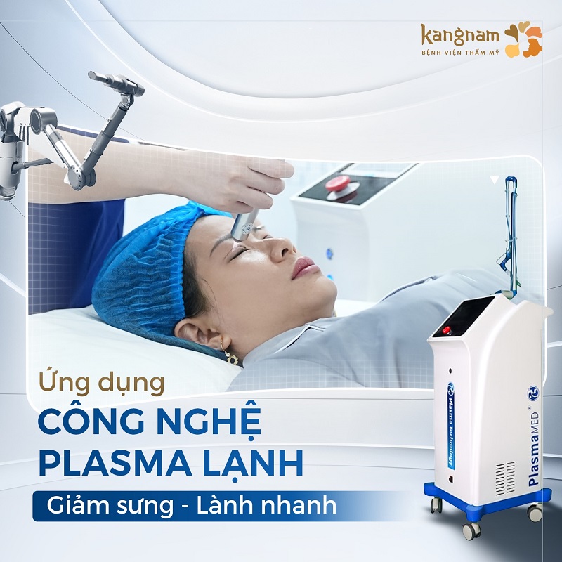 Chiếu tia Plasma lạnh giúp giảm sưng, phục hồi nhanh