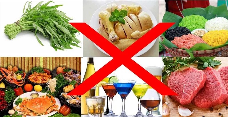 Tránh ăn các thực phẩm gây sưng viêm