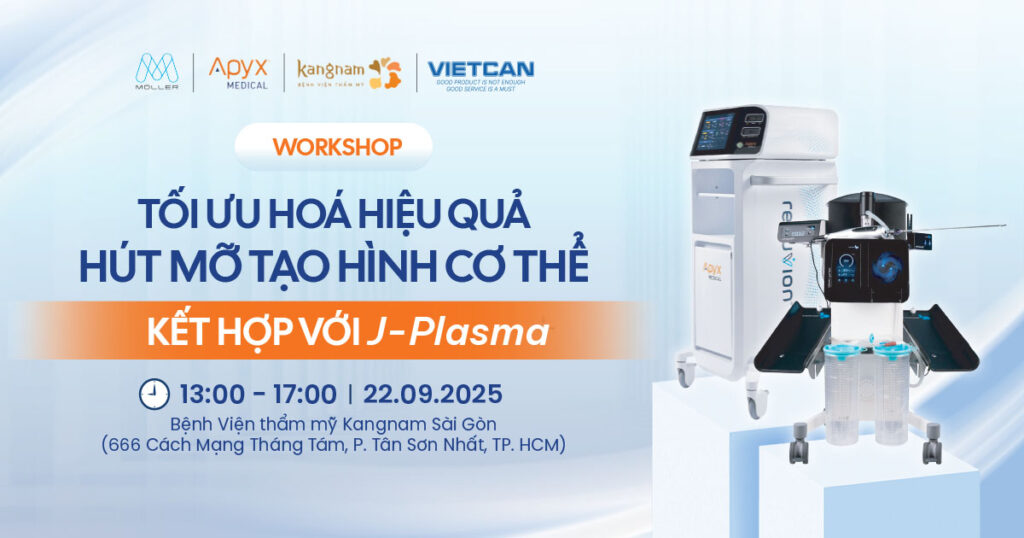 BV Thẩm mỹ Kangnam tổ chức workshop: Tối ưu hiệu quả hút mỡ tạo hình cơ thể với J-Plasma