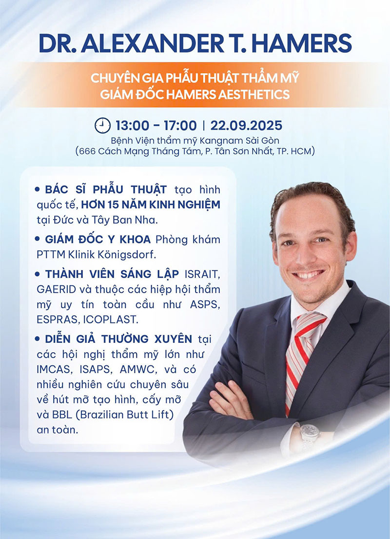Dr. Alexander T. Hamers tham gia trong sự kiện của Kangnam