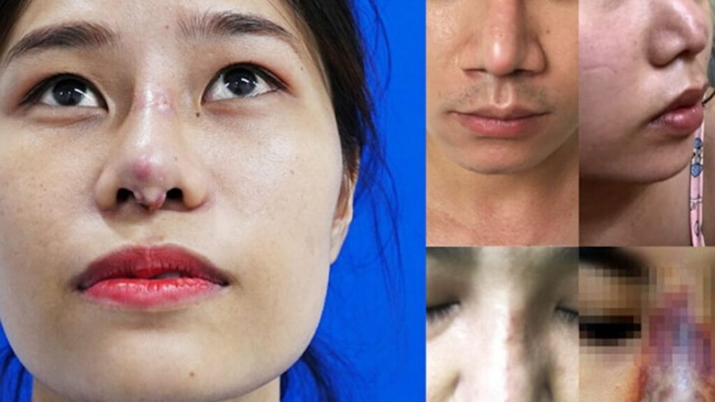 Rủi ro và biến chứng sau khi nâng mũi thường gặp