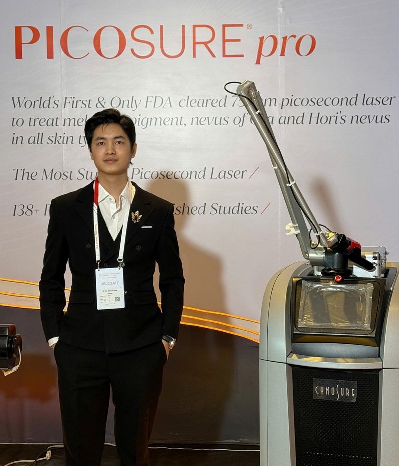 Bác sĩ Minh Vương - Trưởng khoa da liễu Viện điều trị và chăm sóc da Kangnam Hà Nội 