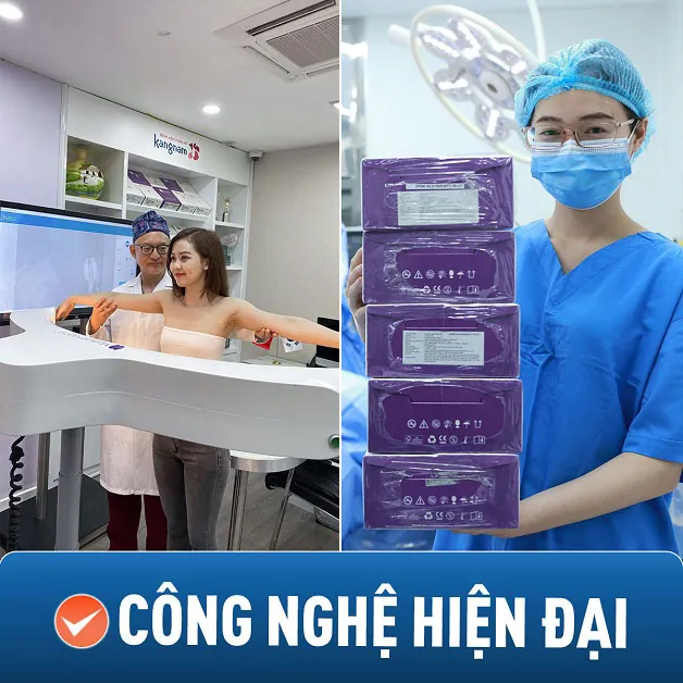 Công nghệ nâng ngực hiện đại