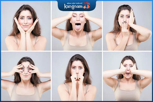 Cách làm thon gọn khuôn mặt tròn