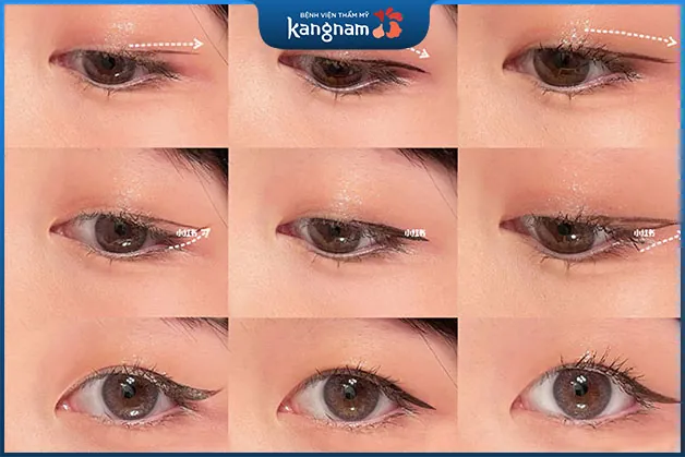 Cách trang điểm cho đôi mắt một mí trở nên sắc nét hơn