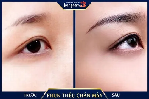 thêu lông mày kangnam