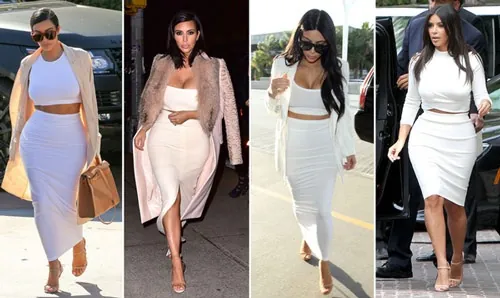 Kim Kardashian và seri những chiếc váy bút chì siêu tôn dáng vòng 3 bốc lửa váy cho người mông to