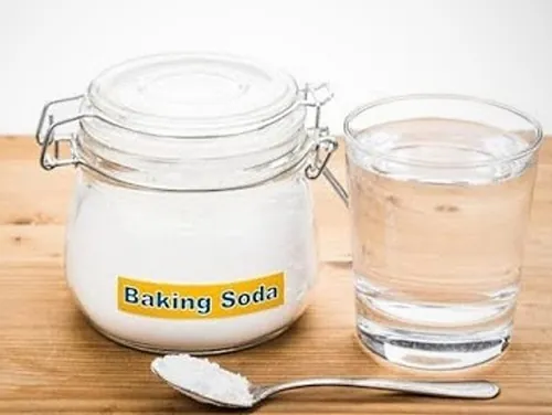 trị mụn thịt bằng baking soda