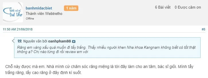 có nên đi tẩy trắng răng