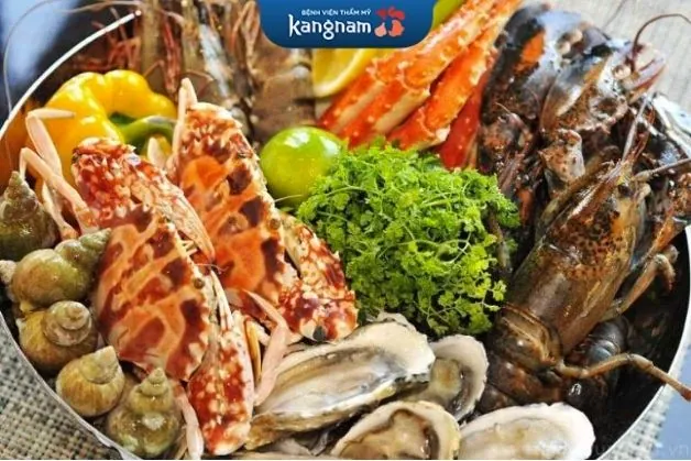 Không ăn hải sản khi chữa sẹo