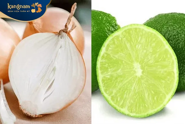 Chữa sẹo với mặt nạ chanh và hành tây