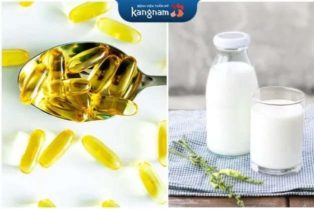vitamin e trị sẹo thâm