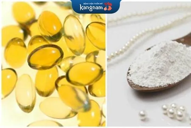 kết hợp với bột ngọc trai cho hiệu quả trị thêm tuyệt vời