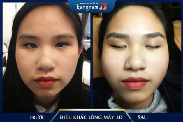 Lông mày tự nhiên và sắc nét