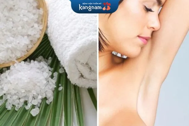 Dùng phèn chua trị hôi nách hiệu quả