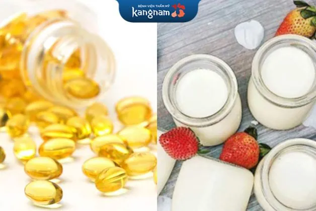Sữa chua kết hợp với vitamin E là công thức trị nám hiệu quả