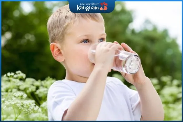 Uống cốm voi con giúp trị nhiệt miệng