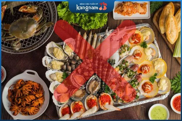 Không nên ăn các loại hải sản