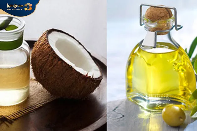 Massgae trán với dầu dừa/ dầu oliu - cách xóa nếp nhăn trên trán đơn giản tại nhà 