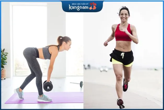 Luân phiên giữa chạy bộ và tập sức mạnh