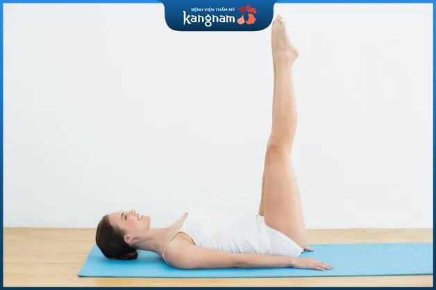 Nâng chân giảm mỡ bụng làm gọn vòng 2 nhanh